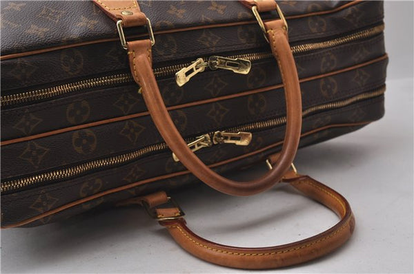 Auth Louis Vuitton Monogram M53362 Porte Documents Voyage 2 Compartments 1170D