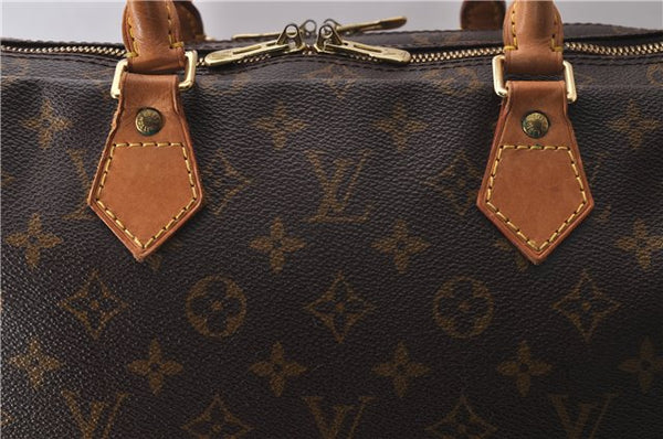 Auth Louis Vuitton Monogram M53362 Porte Documents Voyage 2 Compartments 1170D