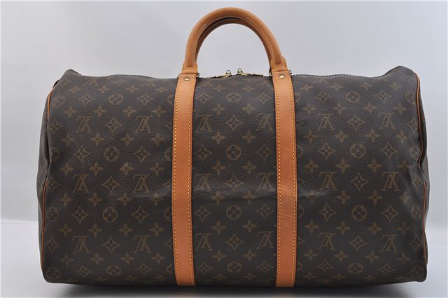 Authentic Louis Vuitton Monogram Keepall 50 Travel Boston Bag M41426 LV 1170F