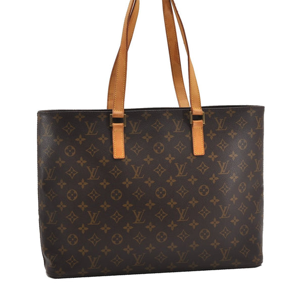 Authentic Louis Vuitton Monogram Luco Shoulder Tote Bag M51155 LV 1170G