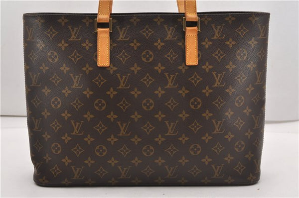 Authentic Louis Vuitton Monogram Luco Shoulder Tote Bag M51155 LV 1170G