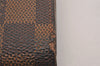 Auth Louis Vuitton Damier Porte Monnaie Billets Viennois Wallet N61664 LV 1170I