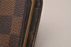 Auth Louis Vuitton Damier Porte Monnaie Billets Viennois Wallet N61664 LV 1170I