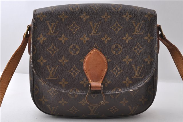 Auth Louis Vuitton Monogram Saint Cloud GM Shoulder Cross Bag M51242 LV 1171D