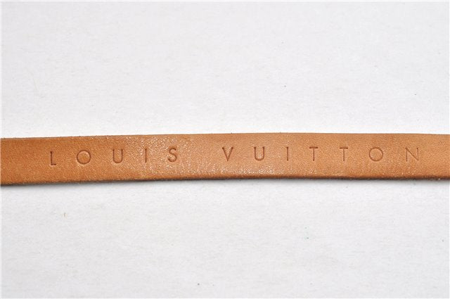 Auth Louis Vuitton Leather Shoulder Strap For Florentine XS Beige 36.4