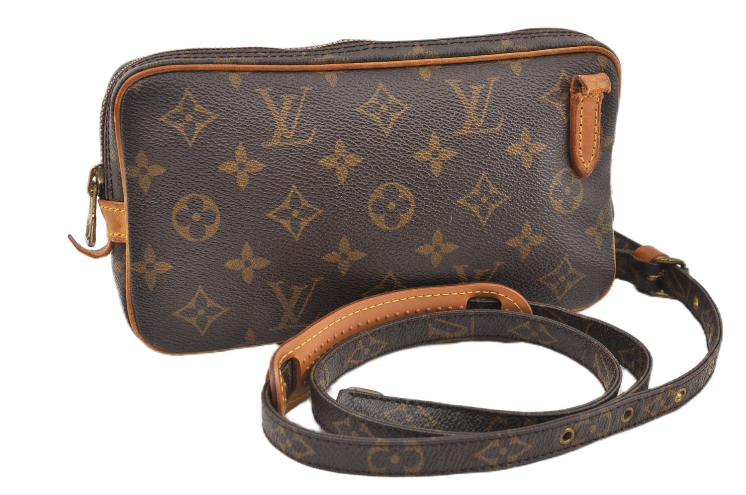 Auth Louis Vuitton Monogram Marly Bandouliere Shoulder Bag M51828 Junk 1172G