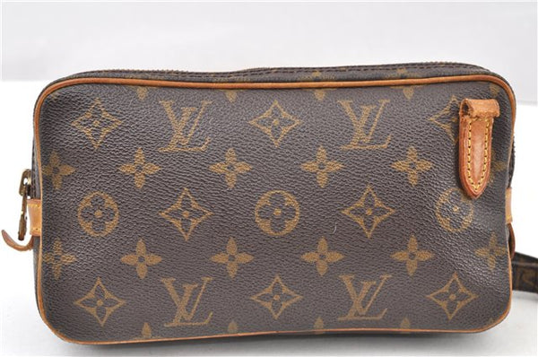 Auth Louis Vuitton Monogram Marly Bandouliere Shoulder Bag M51828 Junk 1172G