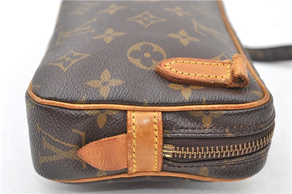 Auth Louis Vuitton Monogram Marly Bandouliere Shoulder Bag M51828 Junk 1172G