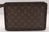 Authentic Louis Vuitton Monogram Pochette Homme Clutch Hand Bag M51795 LV 1172I