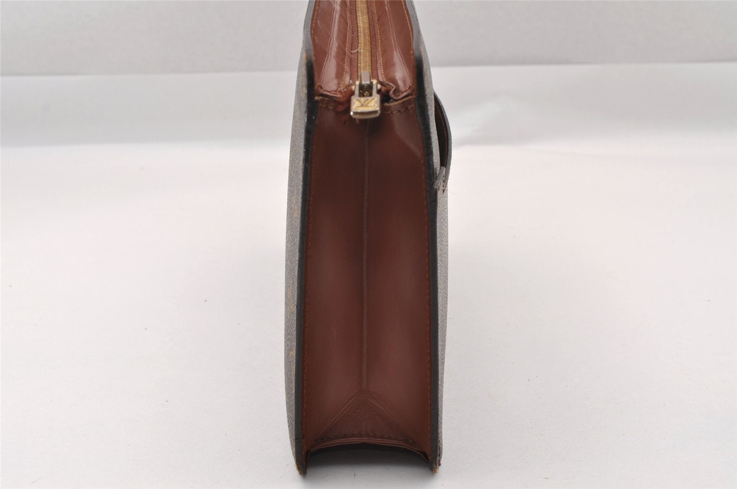 Authentic Louis Vuitton Monogram Pochette Homme Clutch Hand Bag M51795 LV 1172I