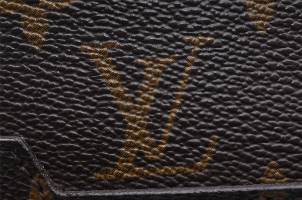 Authentic Louis Vuitton Monogram Pochette Homme Clutch Hand Bag M51795 LV 1172I
