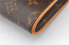 Authentic Louis Vuitton Monogram Pochette Twin GM Clutch Bag M51852 LV 1174G