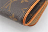 Authentic Louis Vuitton Monogram Pochette Twin GM Clutch Bag M51852 LV 1174G