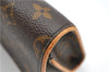 Authentic Louis Vuitton Monogram Pochette Twin GM Clutch Bag M51852 LV 1174G
