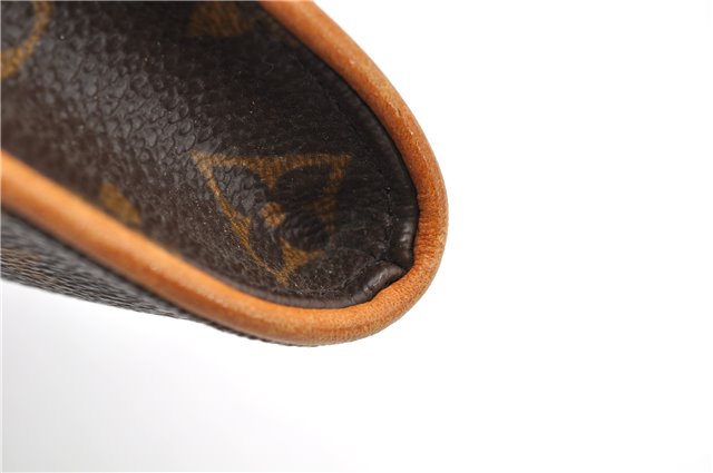 Authentic Louis Vuitton Monogram Pochette Twin GM Clutch Bag M51852 LV 1174G