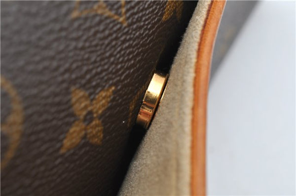 Authentic Louis Vuitton Monogram Pochette Twin GM Clutch Bag M51852 LV 1174G