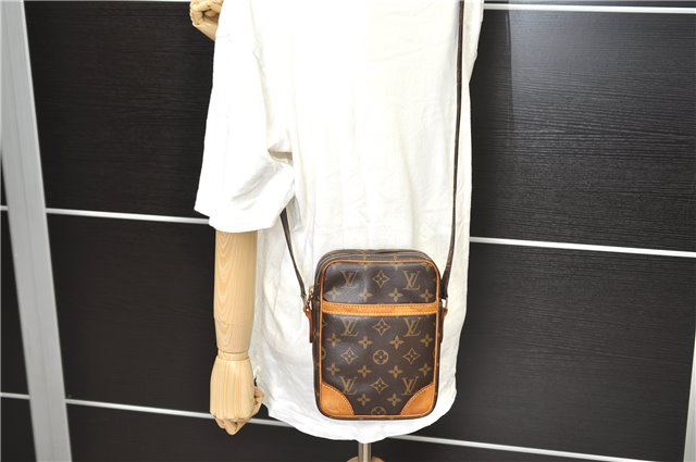 Authentic Louis Vuitton Monogram Danube Shoulder Cross Body Bag M45266 LV 1175D