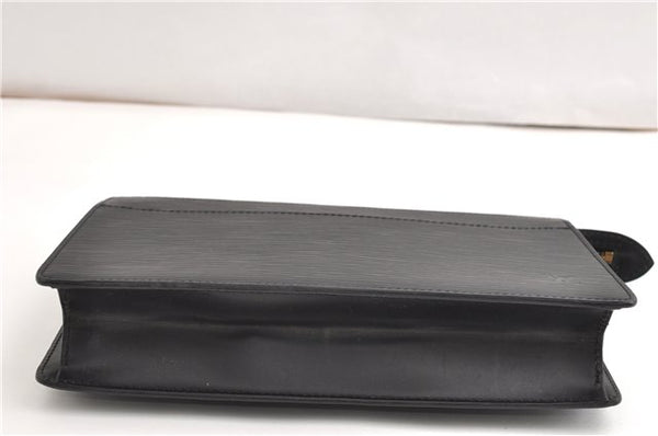 Authentic Louis Vuitton Epi Pochette Homme Clutch Hand Bag Black M52522 LV 1175G