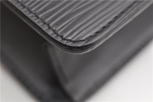 Authentic Louis Vuitton Epi Pochette Homme Clutch Hand Bag Black M52522 LV 1175G