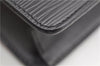 Authentic Louis Vuitton Epi Pochette Homme Clutch Hand Bag Black M52522 LV 1175G