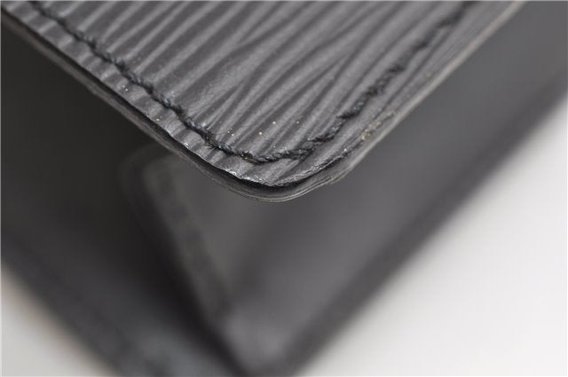 Authentic Louis Vuitton Epi Pochette Homme Clutch Hand Bag Black M52522 LV 1175G