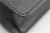 Authentic Louis Vuitton Epi Pochette Homme Clutch Hand Bag Black M52522 LV 1175G