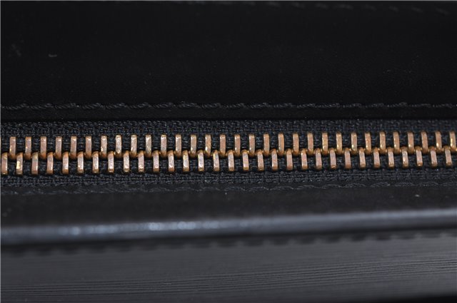 Authentic Louis Vuitton Epi Pochette Homme Clutch Hand Bag Black M52522 LV 1175G