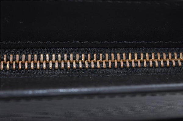 Authentic Louis Vuitton Epi Pochette Homme Clutch Hand Bag Black M52522 LV 1175G