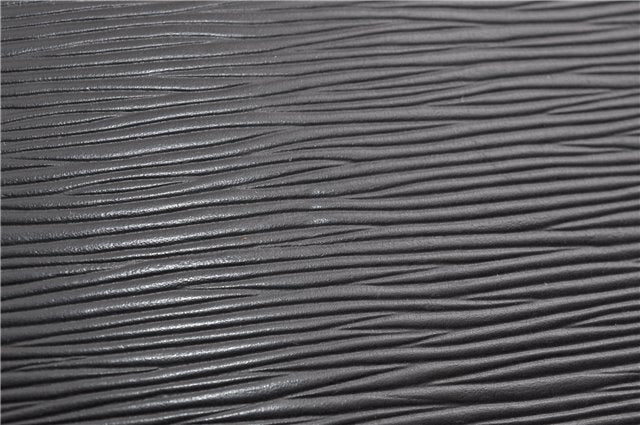 Authentic Louis Vuitton Epi Pochette Homme Clutch Hand Bag Black M52522 LV 1175G