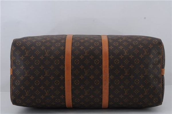 Auth Louis Vuitton Monogram Keepall Bandouliere 60 Boston Bag M41412 LV 1176D