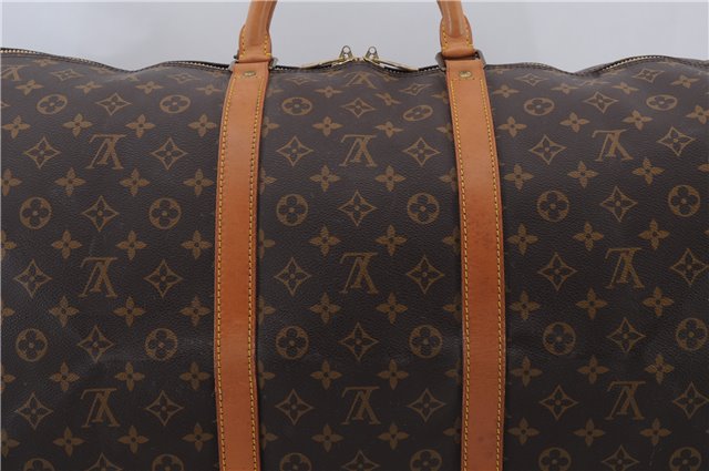 Auth Louis Vuitton Monogram Keepall Bandouliere 60 Boston Bag M41412 LV 1176D