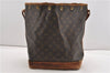 Authentic Louis Vuitton Monogram Noe Shoulder Drawstring Bag M42224 LV 1176G
