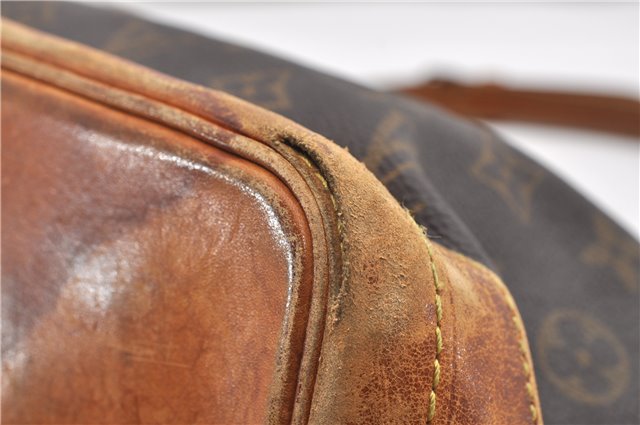 Authentic Louis Vuitton Monogram Noe Shoulder Drawstring Bag M42224 LV 1176G