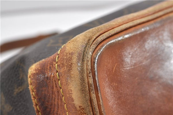 Authentic Louis Vuitton Monogram Noe Shoulder Drawstring Bag M42224 LV 1176G