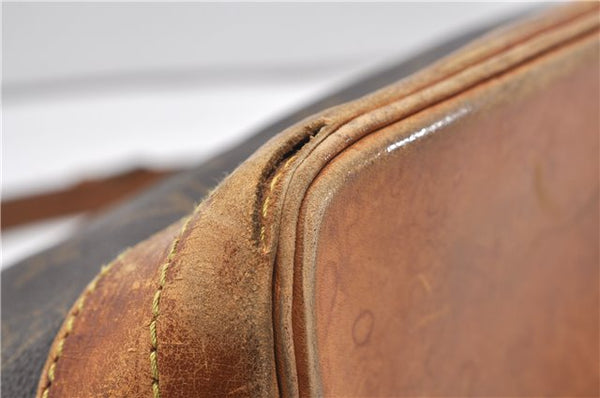 Authentic Louis Vuitton Monogram Noe Shoulder Drawstring Bag M42224 LV 1176G