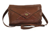 Authentic GUCCI 2Way Shoulder Cross Body Clutch Bag Purse Leather Brown 1176I