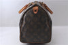 Authentic Louis Vuitton Monogram Speedy 30 Hand Bag Purse M41526 LV 1177D