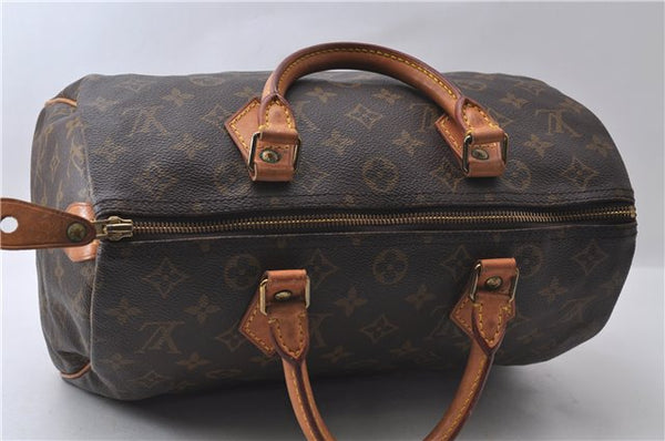 Authentic Louis Vuitton Monogram Speedy 30 Hand Bag Purse M41526 LV 1177D