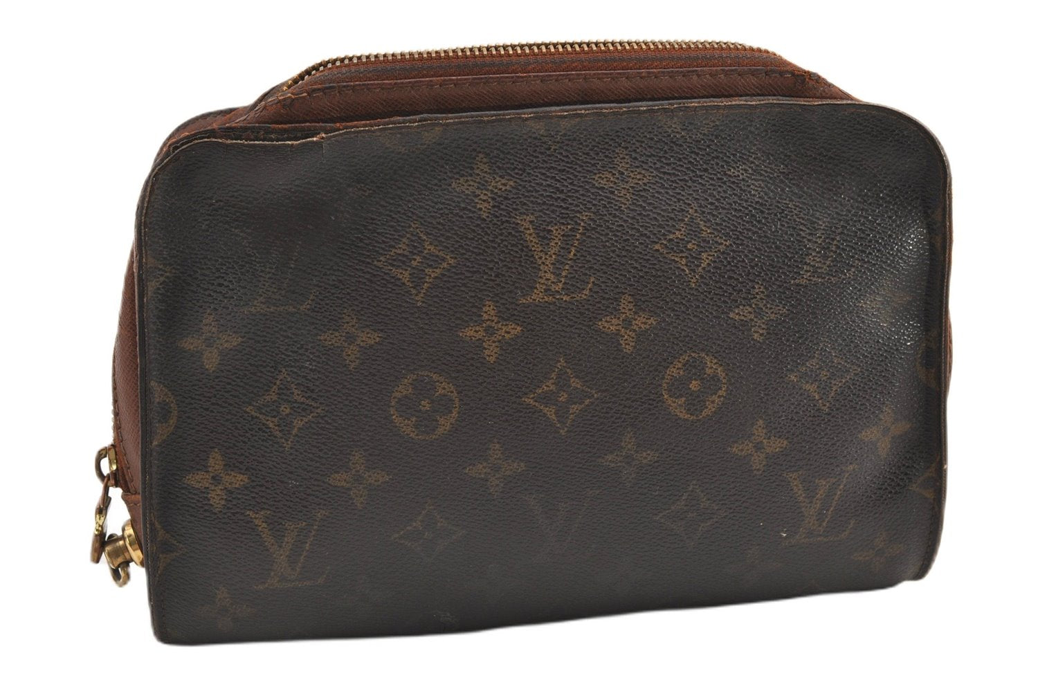 Authentic Louis Vuitton Monogram Orsay Clutch Hand Bag Purse M51790 Junk 1177G