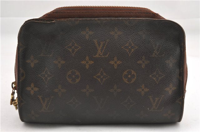 Authentic Louis Vuitton Monogram Orsay Clutch Hand Bag Purse M51790 Junk 1177G