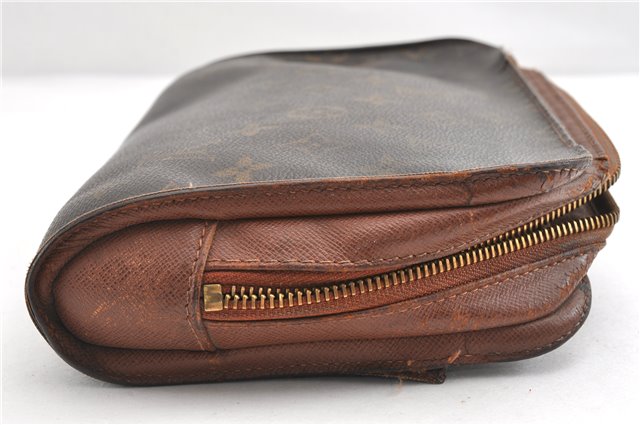 Authentic Louis Vuitton Monogram Orsay Clutch Hand Bag Purse M51790 Junk 1177G