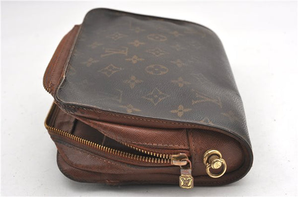 Authentic Louis Vuitton Monogram Orsay Clutch Hand Bag Purse M51790 Junk 1177G