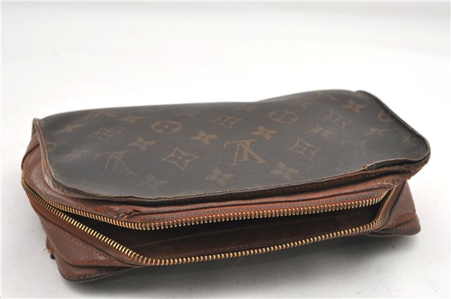 Authentic Louis Vuitton Monogram Orsay Clutch Hand Bag Purse M51790 Junk 1177G
