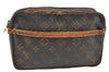 Authentic Louis Vuitton Monogram Compiegne 23 Clutch Hand Bag M51847 LV 1178G