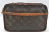 Authentic Louis Vuitton Monogram Compiegne 23 Clutch Hand Bag M51847 LV 1178G