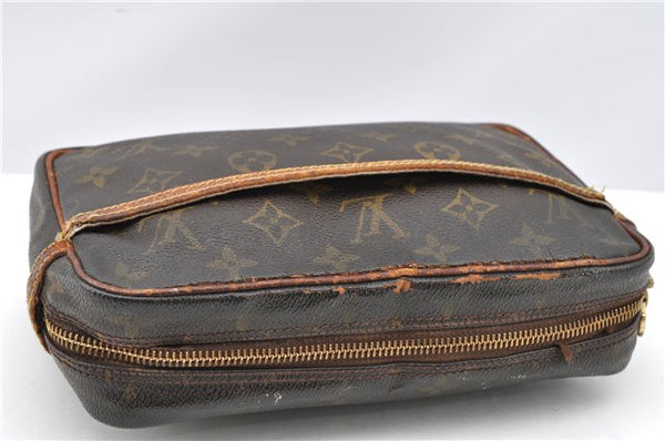 Authentic Louis Vuitton Monogram Compiegne 23 Clutch Hand Bag M51847 LV 1178G