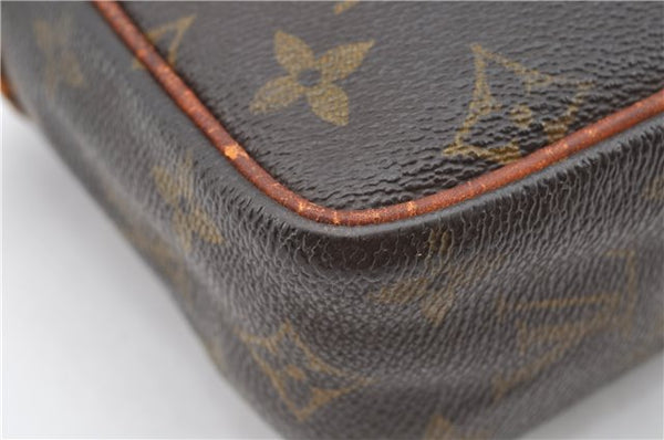 Authentic Louis Vuitton Monogram Compiegne 23 Clutch Hand Bag M51847 LV 1178G