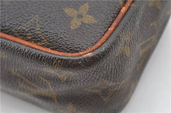 Authentic Louis Vuitton Monogram Compiegne 23 Clutch Hand Bag M51847 LV 1178G