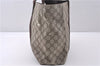 Authentic GUCCI Vintage Shoulder Tote Bag GG PVC Leather 141624 Brown 1180F