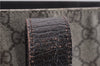 Authentic GUCCI Vintage Shoulder Tote Bag GG PVC Leather 141624 Brown 1180F